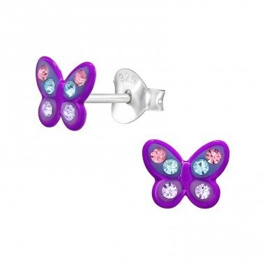 Sudraba auskari "BUTTERFLY"