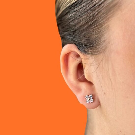 Medicīniskie zelta auskari "Wildflower Studs" 