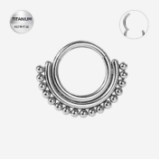 Riņķītis titāna "MOONLIGHT" sudraba krāsā