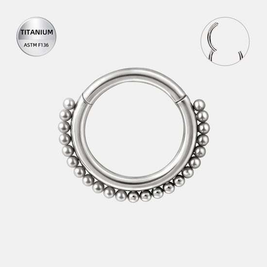 Riņķītis titāna "JUNIPER" sudraba krāsā