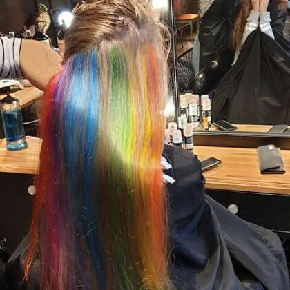 Krāsanie mati ar Semi-permanent krāsām (izmazgājas)